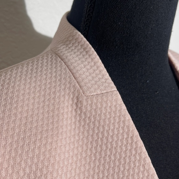 Calvin Klein Women's Rose Pink Asymmetric Novelty Jacket - Picture 7 of 10